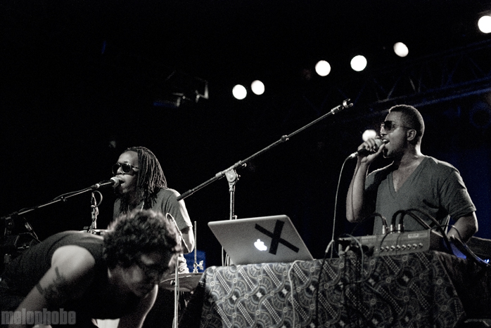 Shabazz Palaces at Roseland Theater, September 9, 2011. Photo by Colin McLaughlin.