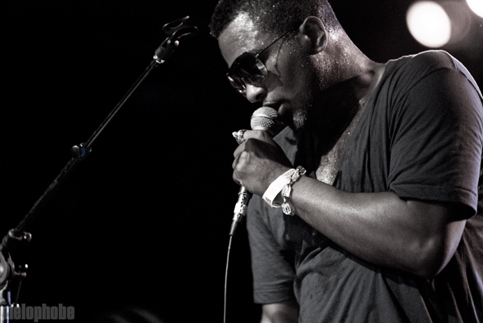 Shabazz Palaces at Roseland Theater, September 9, 2011. Photo by Colin McLaughlin.