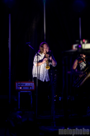 Bon Iver at Edgefield, September 24, 2011. Photo by Ian McNeil.