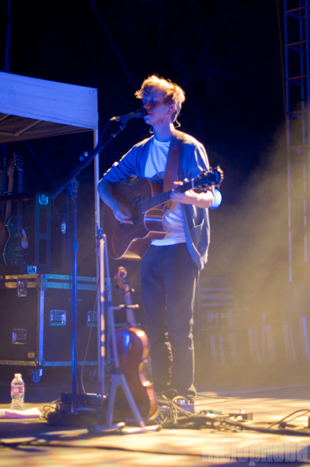 Bon Iver at Edgefield, September 24, 2011. Photo by Ian McNeil.
