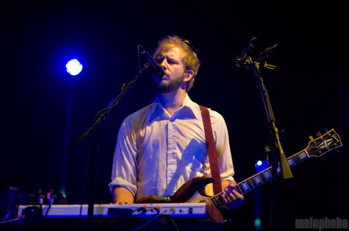 Bon Iver at Edgefield, September 24, 2011. Photo by Ian McNeil.
