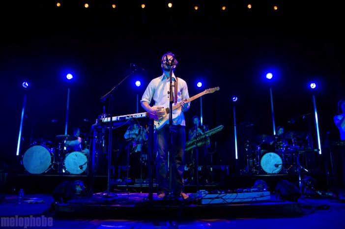 Bon Iver at Edgefield, September 24, 2011. Photo by Ian McNeil.