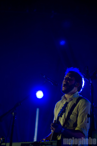 Bon Iver at Edgefield, September 24, 2011. Photo by Ian McNeil.