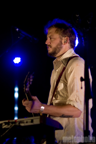 Bon Iver at Edgefield, September 24, 2011. Photo by Ian McNeil.