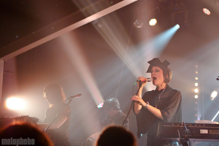 Ladytron at Wonder Ballroom, September 27, 2011. Photo by Jesse Noone.
