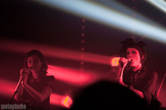 Ladytron at Wonder Ballroom, September 27, 2011. Photo by Jesse Noone.