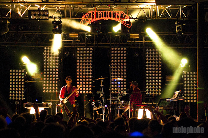 Chromeo at Roseland Theater, October 11, 2011. Photo by Jesse Noone.