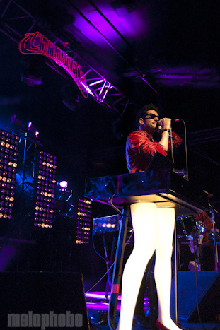 Chromeo at Roseland Theater, October 11, 2011. Photo by Jesse Noone.