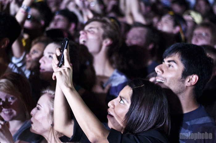 Chromeo at Roseland Theater, October 11, 2011. Photo by Jesse Noone.