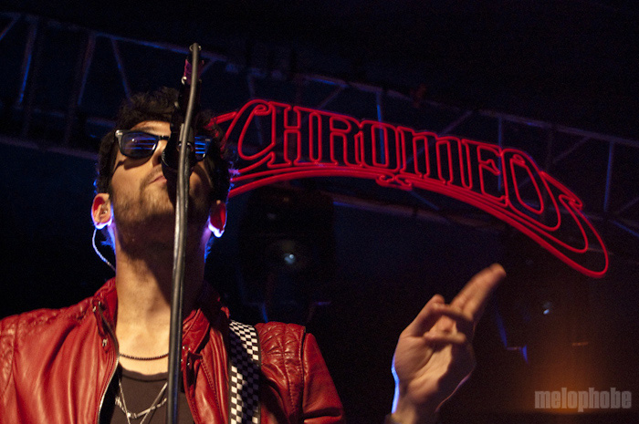 Chromeo at Roseland Theater, October 11, 2011. Photo by Jesse Noone.