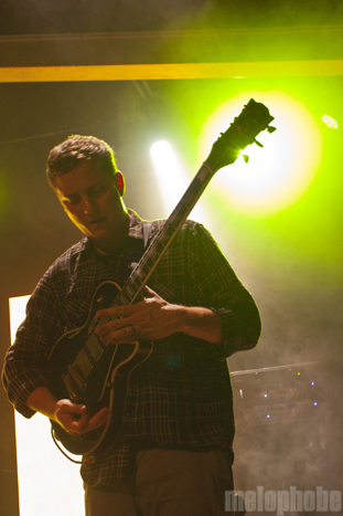 Battles at Wonder Ballroom, October 13, 2011. Photo by Lymay Iwasaki.