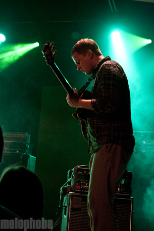 Battles at Wonder Ballroom, October 13, 2011. Photo by Lymay Iwasaki.