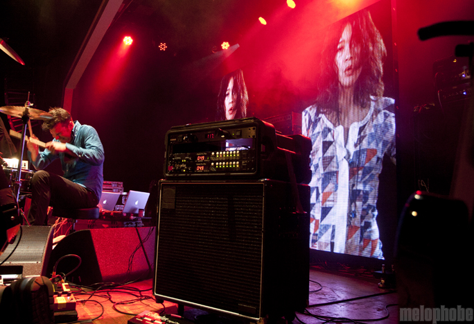Battles at Wonder Ballroom, October 13, 2011. Photo by Lymay Iwasaki.