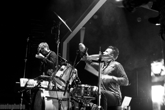 Battles at Wonder Ballroom, October 13, 2011. Photo by Lymay Iwasaki.