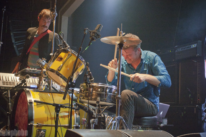 Battles at Wonder Ballroom, October 13, 2011. Photo by Lymay Iwasaki.