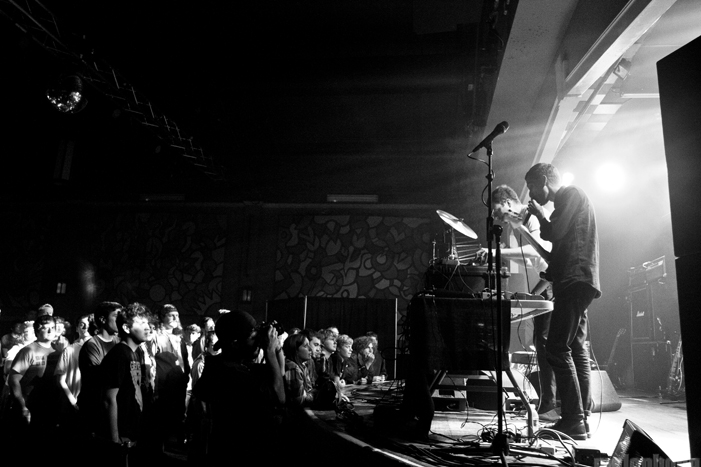 Walls at Wonder Ballroom, October 13, 2011. Photo by Lymay Iwasaki.