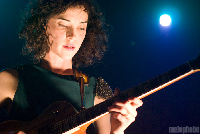 St. Vincent at Crystal Ballroom, October 14, 2011. Photo by Colin McLaughlin.