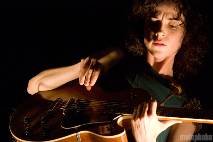 St. Vincent at Crystal Ballroom, October 14, 2011. Photo by Colin McLaughlin.