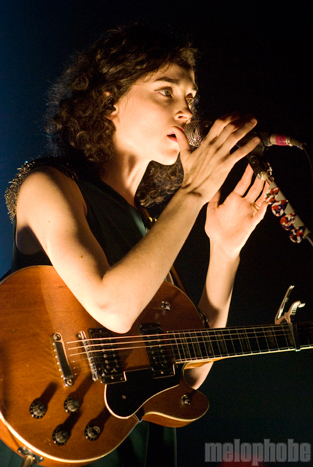 St. Vincent at Crystal Ballroom, October 14, 2011. Photo by Colin McLaughlin.