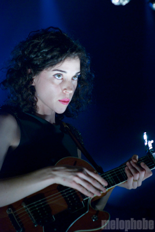 St. Vincent at Crystal Ballroom, October 14, 2011. Photo by Colin McLaughlin.