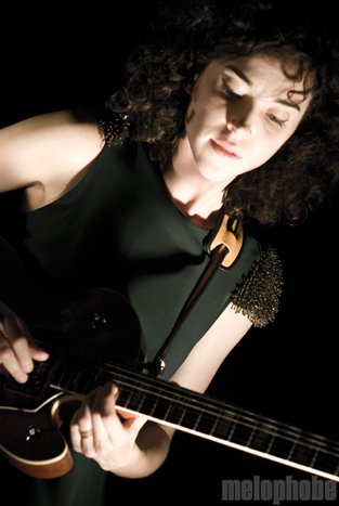 St. Vincent at Crystal Ballroom, October 14, 2011. Photo by Colin McLaughlin.