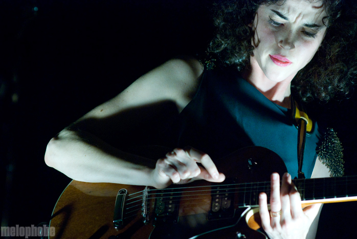 St. Vincent at Crystal Ballroom, October 14, 2011. Photo by Colin McLaughlin.