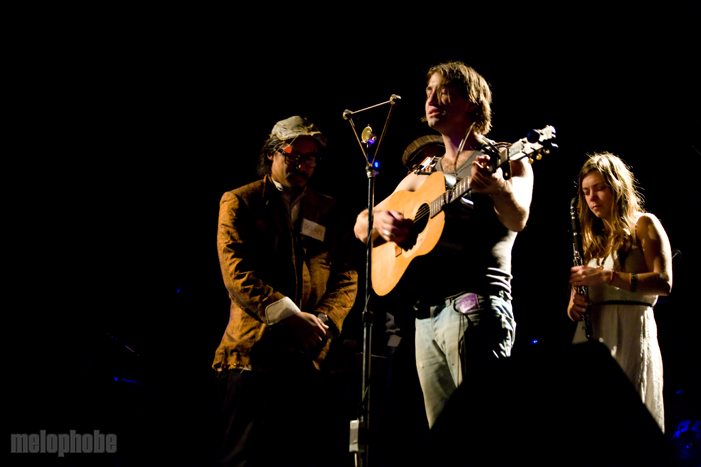The Low Anthem at Somerville Theatre, October 21, 2011. Photo by Steve Benoit.