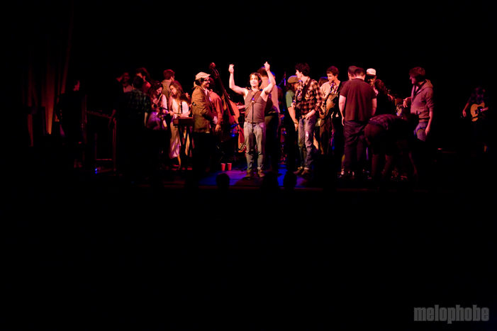 The Low Anthem at Somerville Theatre, October 21, 2011. Photo by Steve Benoit.