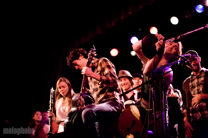 The Low Anthem at Somerville Theatre, October 21, 2011. Photo by Steve Benoit.