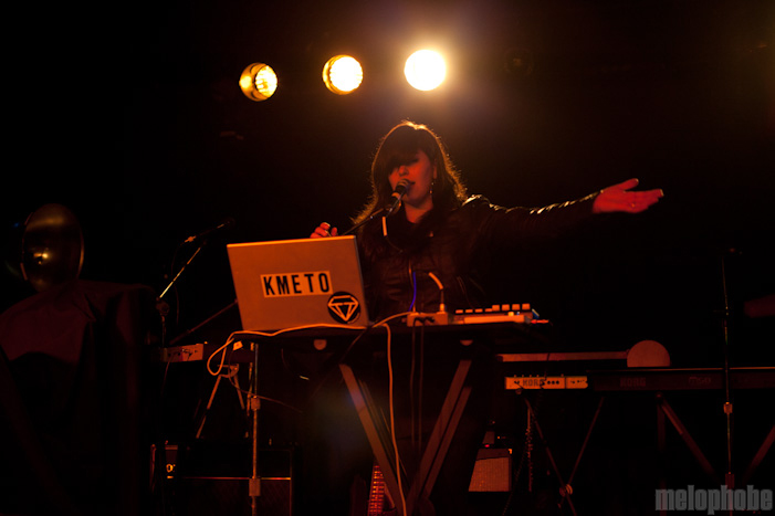 Natasha Kmeto at Peter's Room, October 31, 2011. Photo by Justin Kent.