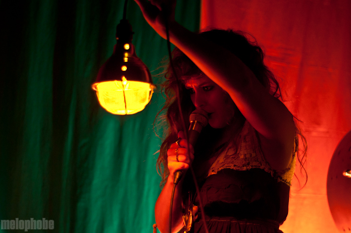 Purity Ring, October 18, 2011. Photo by Ashley Thorfinnson and Chris Barth.