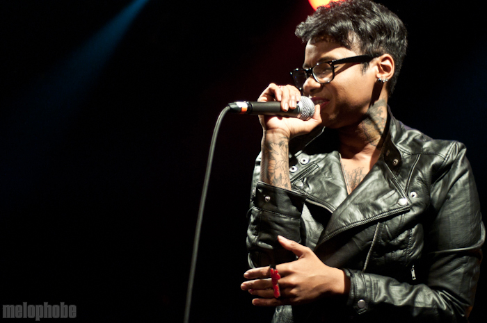 Jean Grae, October 18, 2011. Photo by Ashley Thorfinnson and Chris Barth.