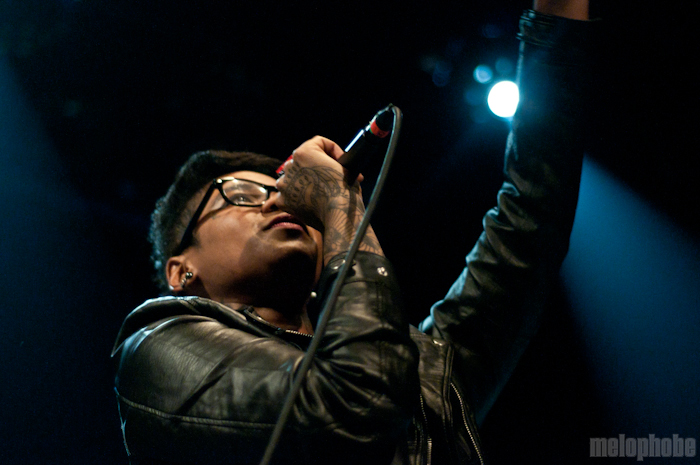 Jean Grae, October 18, 2011. Photo by Ashley Thorfinnson and Chris Barth.