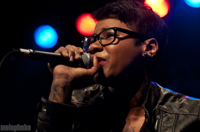 Jean Grae, October 18, 2011. Photo by Ashley Thorfinnson and Chris Barth.