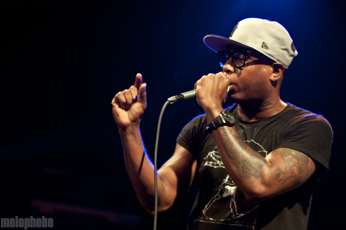 Talib Kweli, October 18, 2011. Photo by Ashley Thorfinnson and Chris Barth.