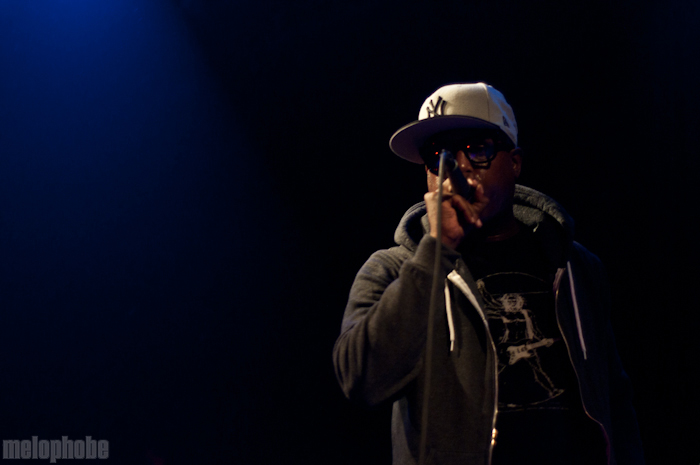 Talib Kweli, October 18, 2011. Photo by Ashley Thorfinnson and Chris Barth.