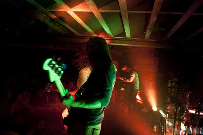 Minus the Bear at Doug Fir Lounge, November 8, 2011. Photo by Lymay Iwasaki.