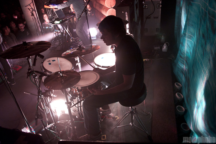Minus the Bear at Doug Fir Lounge, November 8, 2011. Photo by Lymay Iwasaki.