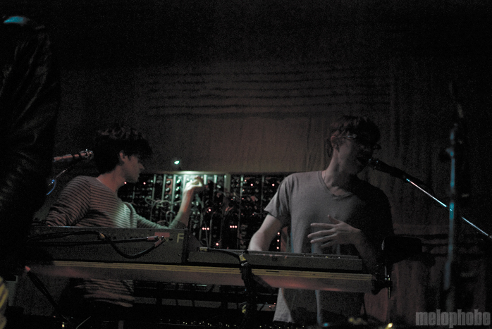 Holy Ghost! at Holocene, November 9, 2011. Photo by Colin McLaughlin.