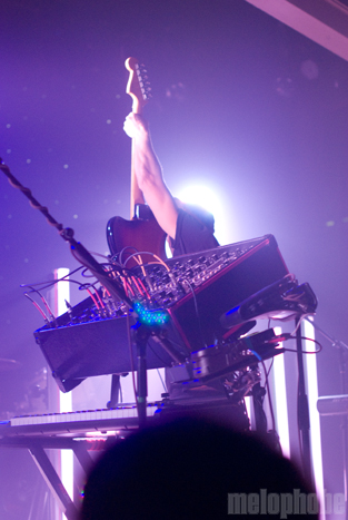 M83 at Wonder Ballroom, November 11, 2011. Photo by Colin McLaughlin.