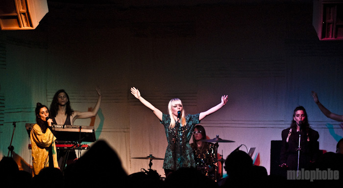 Austra at Holocene, November 14, 2011. Photo by Jesse Noone.