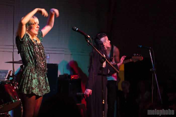 Austra at Holocene, November 14, 2011. Photo by Jesse Noone.