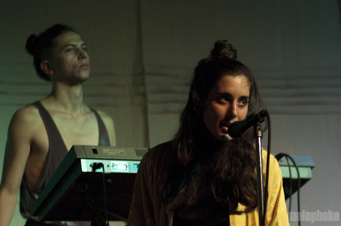 Austra at Holocene, November 14, 2011. Photo by Jesse Noone.