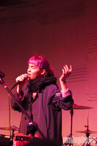 Grimes at Holocene, November 14, 2011. Photo by Jesse Noone.