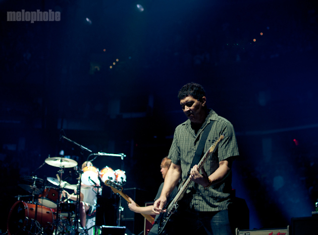Foo Fighters at TD Garden, November 16, 2011. Photo by Pavel Dzemianok.