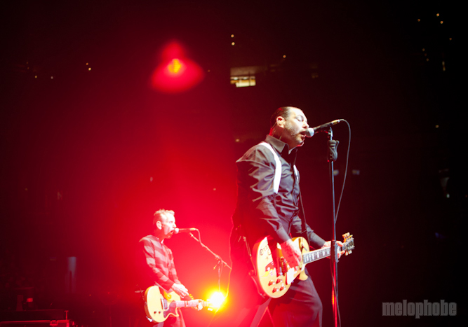Social Distortion at TD Garden, November 16, 2011. Photo by Pavel Dzemianok.