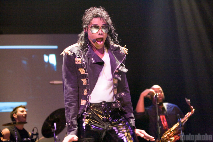 Who's Bad: The Ultimate Michael Jackson Tribute Band at Jefferson Theatre, November 17, 2011. Photo by Ari Sommer.
