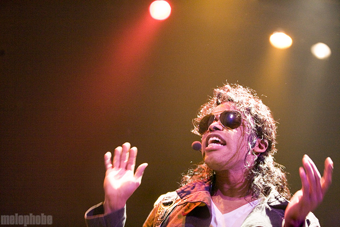 Who's Bad: The Ultimate Michael Jackson Tribute Band at Jefferson Theatre, November 17, 2011. Photo by Ari Sommer.