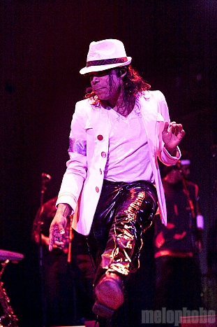 Who's Bad: The Ultimate Michael Jackson Tribute Band at Jefferson Theatre, November 17, 2011. Photo by Ari Sommer.