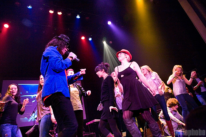 Who's Bad: The Ultimate Michael Jackson Tribute Band at Jefferson Theatre, November 17, 2011. Photo by Ari Sommer.